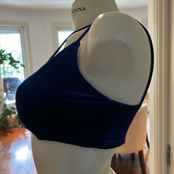 SUPERDOWN X REVOLVE electric blue crop top small - Picture 4 of 11